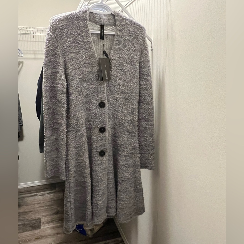 BNWT Marccain Sweater with front button detail